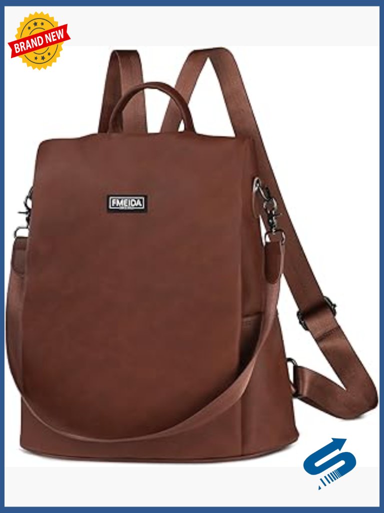 Pu Leather Anti Theft Backpack Purse Convertible Travel Daypack